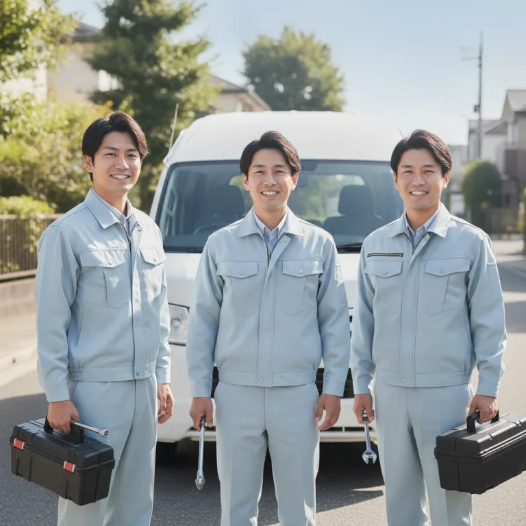 高梁市での作業